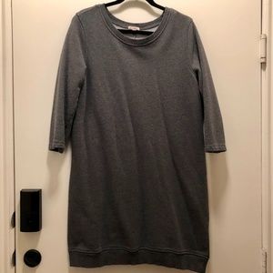 GAP Gray Sweatshirt Dress